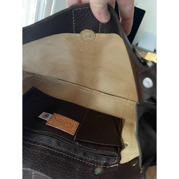 Vintage Rare Vin Baker Leather Bag - Picture 9 of 9